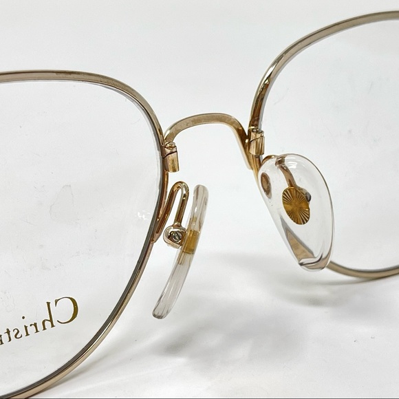 VINTAGE CHRISTIAN DIOR Eyeglasses Frame  80'S 2712 44 GOLD Austria 56 [] 16 - Picture 5 of 9